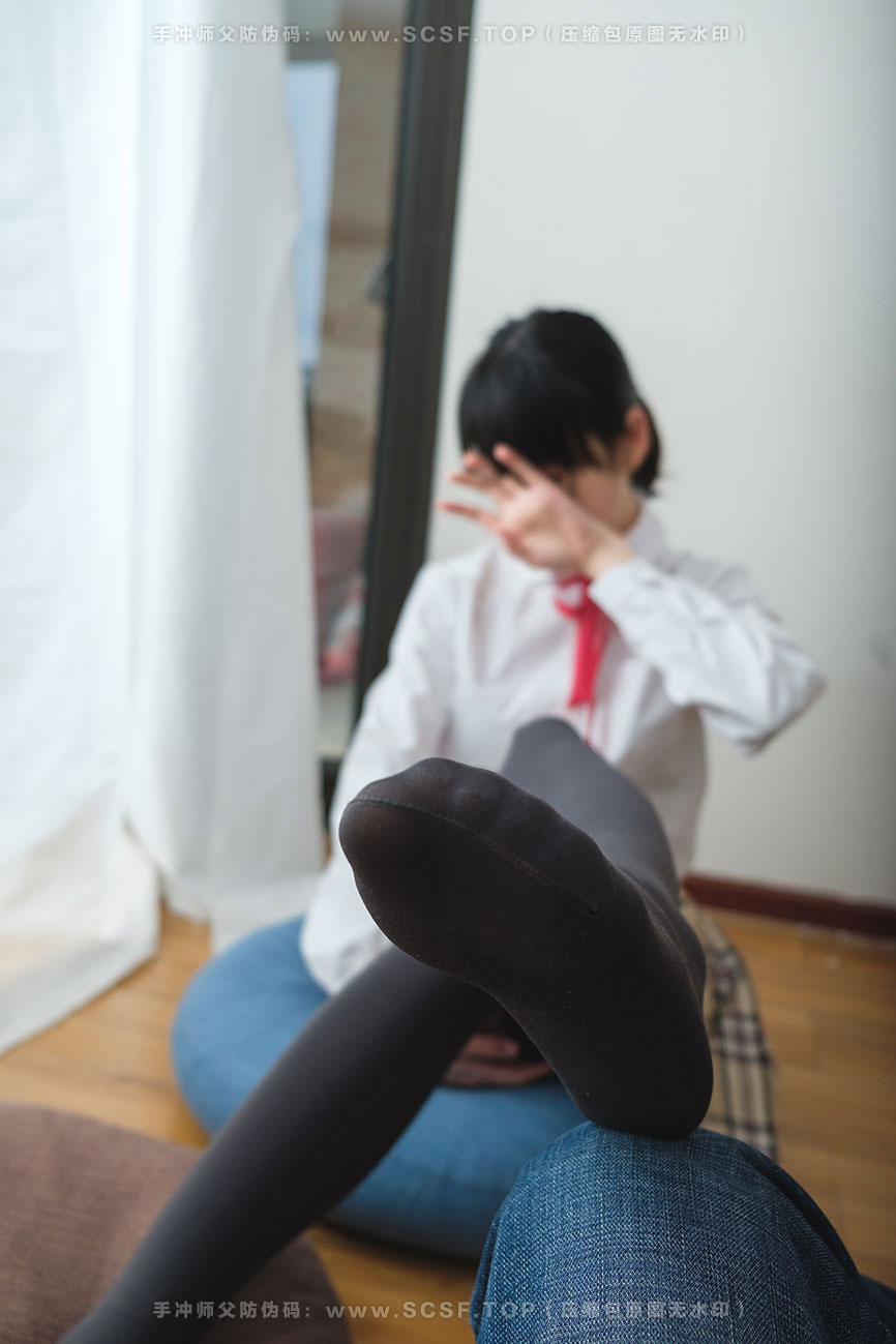 喵写真 [80P1V][971M]JK黑丝校服格子裙