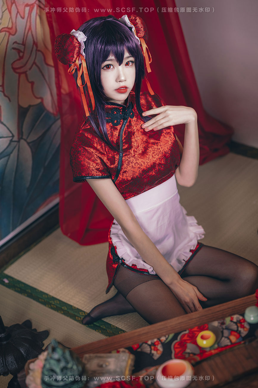 水淼Aqua [29P][587M]霞之丘诗羽 旗袍