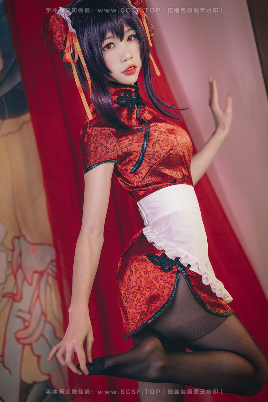 水淼Aqua [29P][587M]霞之丘诗羽 旗袍