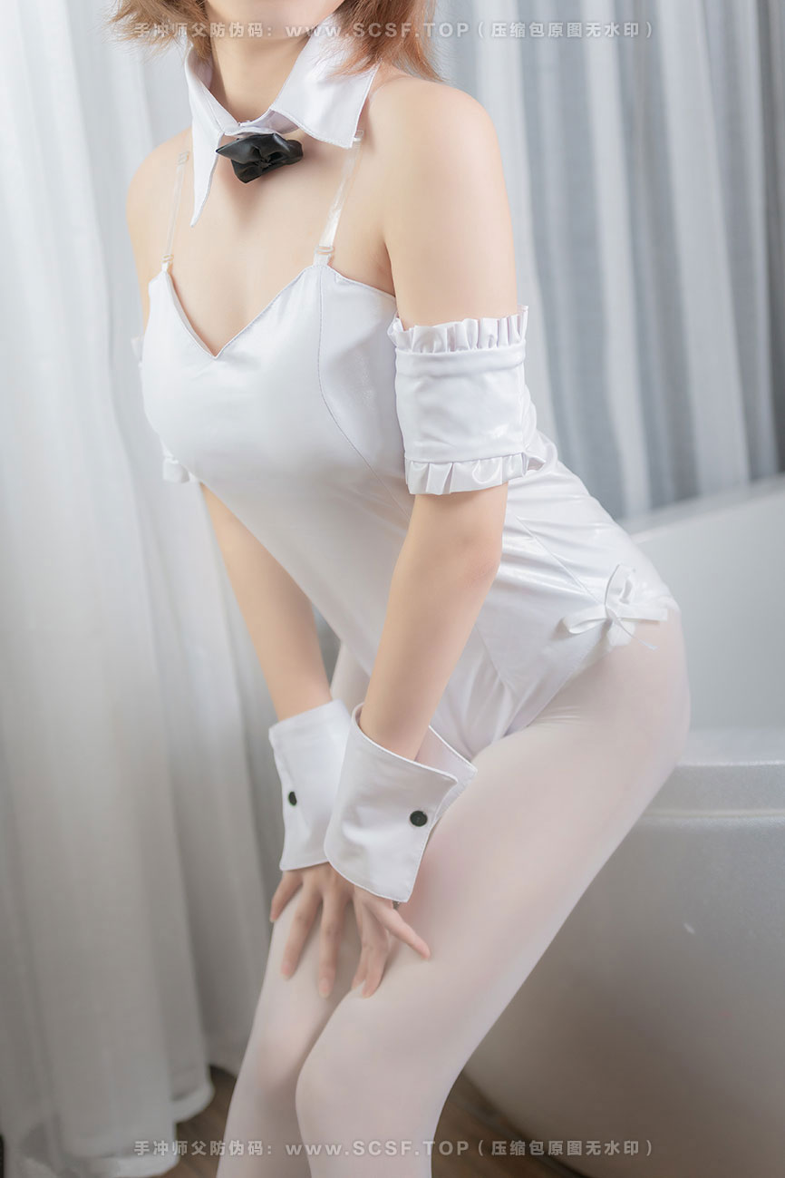 喵糖映画 [42P][292M]白色兔女郎